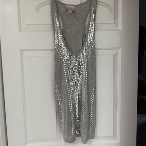 Y2K Romeo and Juliet Couture Sequin Top in Small